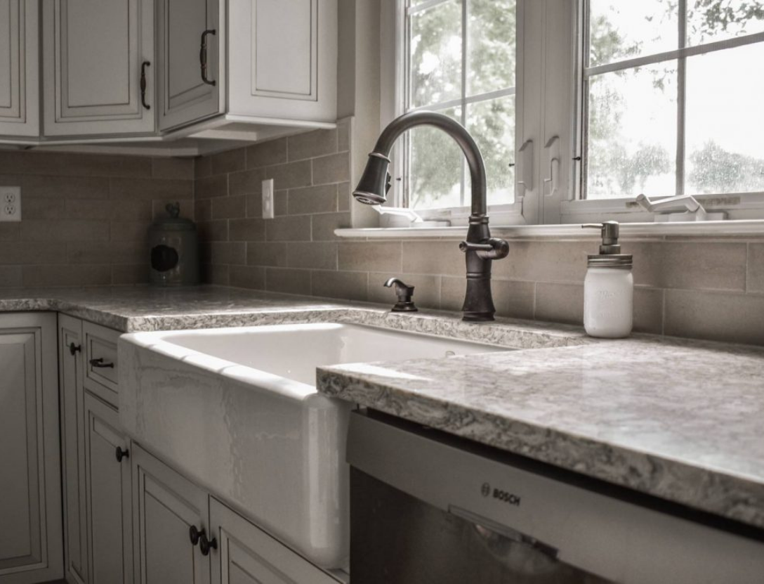 Modern countertop pattern for kitchen renovation